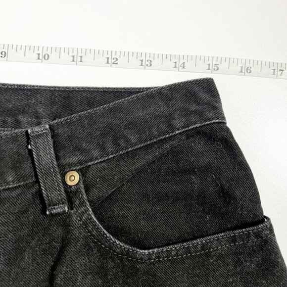 Vintage L.L. Bean Jeans Womens Size 12MT Black Double L Relaxed Fit Rigid Denim - Picture 8 of 15